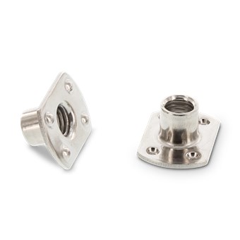 9060 Гайка за заваряване гладка INOX A2