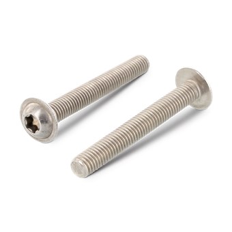 ISO 7380 F  Винт фланцови с полуобла глава  и шлиц Torx INOX А2