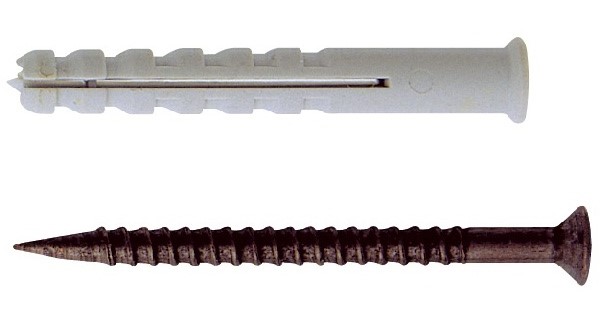 TBS К-т дюбел с бронзов пирон за первази