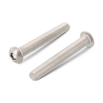 ISO 7380 Винт с вътрешен  шестостен с полуобла глава INOX A4