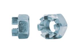 DIN 935, Гайка коронна, Zn