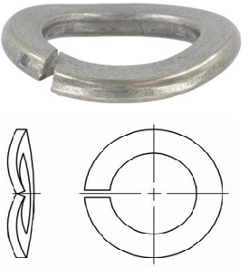 DIN 128 Шайба пружинна INOX A2