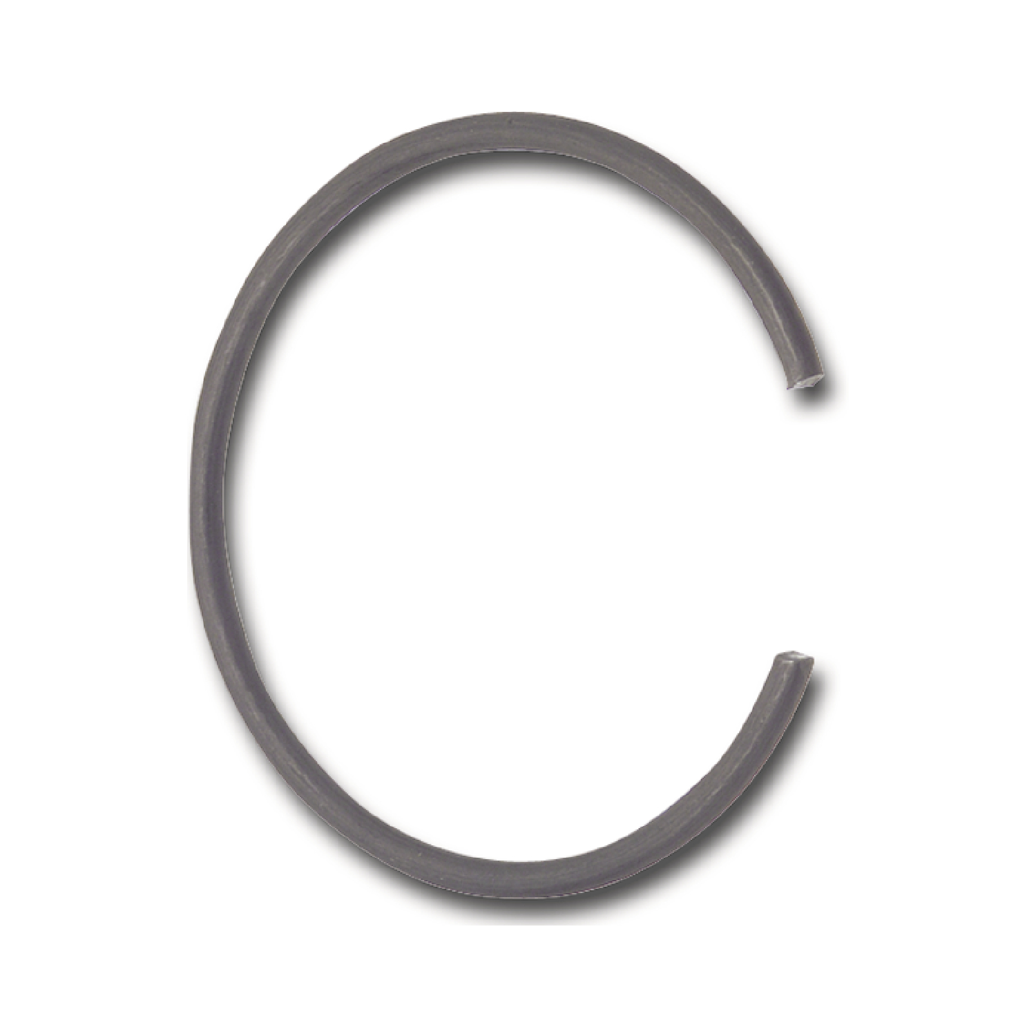 Осигурителен пръстен с цилиндрично сечение A12 черен