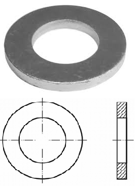 DIN 134 Шайба подложна INOX A2