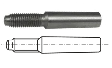 DIN 7977 Конусен щифт с външна резба