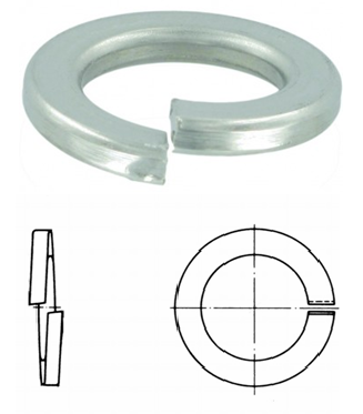 DIN 127 Шайба пружинна INOX A2