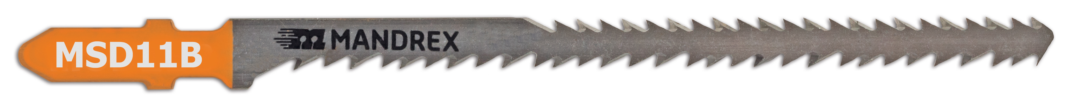 Нож  двустранен за прободен трион за мек дървесина,MDF,ламинат DUOCUT 115mm 8-11 tpi