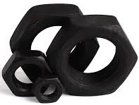 DIN 439, Гайка машинна, ниска, черна