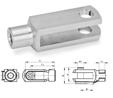 DIN 71752 Пружинен осигурителен  щифт за вилка