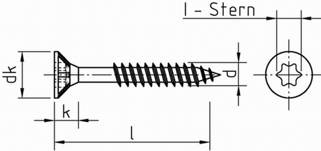 Винт за дърво с цилиндр. глава и Torx 3.5x25