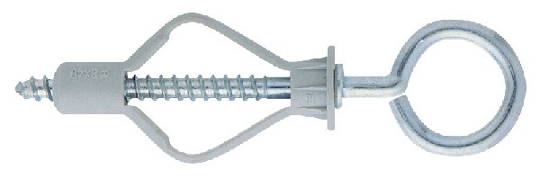 Пластмасов комплект с кука затворена ф8х40