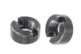 DIN 546 Гайка цилиндрична с шлиц M3 черна