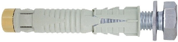 Двойнозакрепващ дюбел за куха тухла ф12x70 с винт М8х80