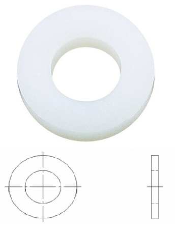 Шайба подложна полиамид ф3