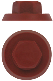 Капачка за покривни винтове/шестограм/-червена SW10 RAL 3009