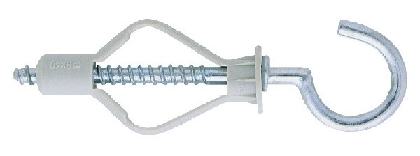 Пластмасов комплект с кука полузатворена ф8х40