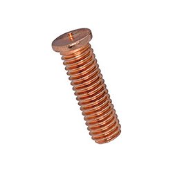 Болт за заваряване М6x20 с медно покритие